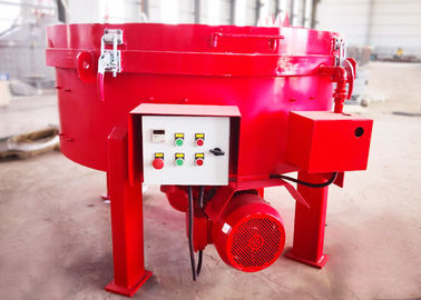 Low Noise Concrete Pan Mixer 15KW Mixing Power 5 Scraper High Automation