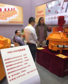 Short Mixing Time Electric Concrete Mixer , Concrete Mixer Machine PMC500